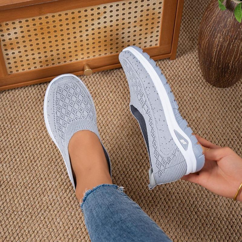 Women's Casual Shoes, Flat Outdoor Lightweight Walking Women's Shoes, Comfortable and Breathable Mesh Shoes