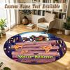 Round Rug Custom NameTeenage Mutant Ninja Turtles Pattern Non Slip Carpet Home Floor Decor