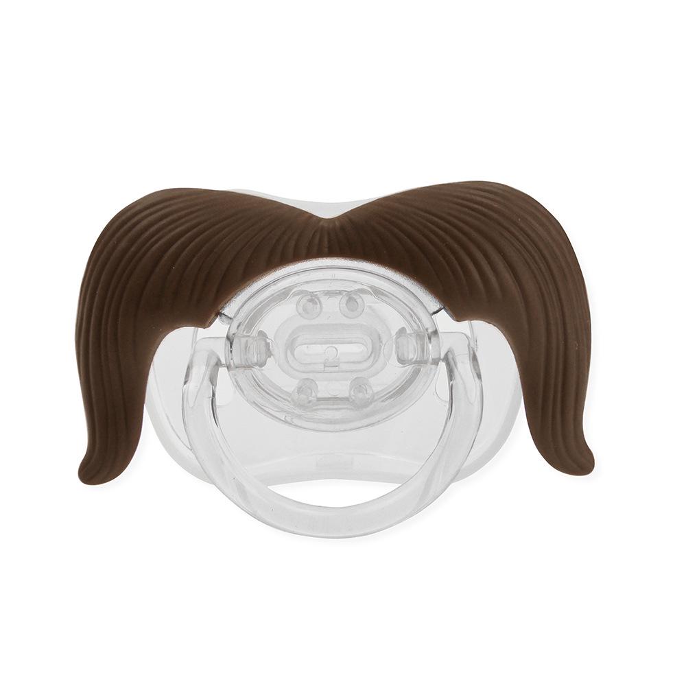 Baby Silicone Pacifier with Goofy Mustache & Teeth - Red Lips, 20 Styles