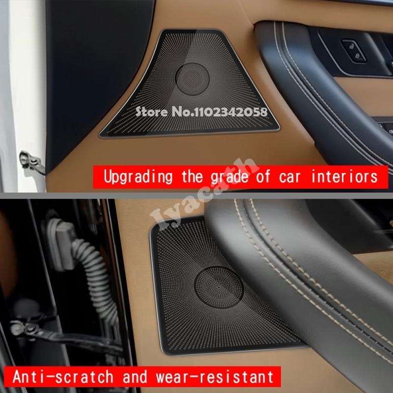For Mazda CX-80 CX80 CX90 CX-90 2024 2025 Steel Car Audio Speaker Cover Sticker Door Loudspeaker Cover Interior horn Accessories