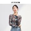 JOY SPEAKER Women's Retro Printed Long Sleeve T-Shirt