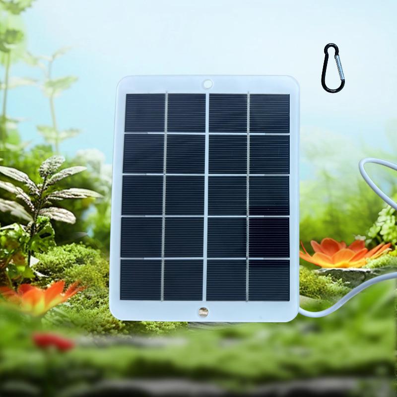 Portable 3W 5V Flexible Solar Panel - Lightweight Outdoor Charger for Multiple Devices