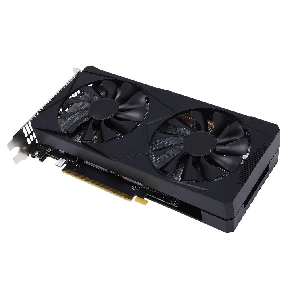 Komputer Stacjonarny Karta Graficzna do Gier 6GB GDDR6 Dedykowana Karta Graficzna 192 Bit Podwójny Wentylator Wsparcie 1080p 2K Gry AAA