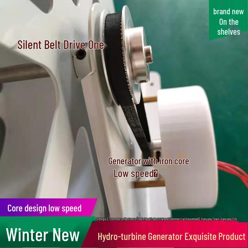Hydraulic Water Wheel Generator: Low-Speed Disc Type for Outdoor Landscape Decoration
