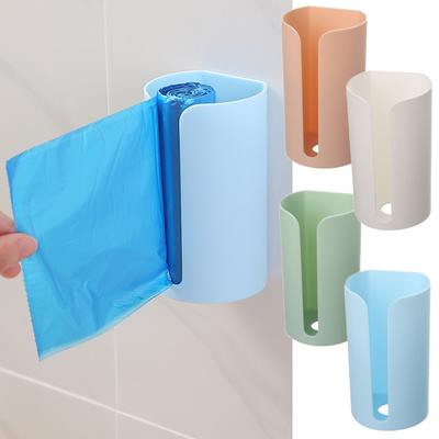 Wandbehang, nagelfreier Müllsackhalter, montierter Müllsack, Aufbewahrungsbox, Wattepad-Behälter für Zuhause, Küche, Badezimmer