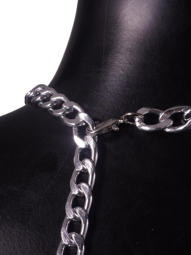 2024 European Music Festival Metal Chain Tube Top Backless Sexy Top