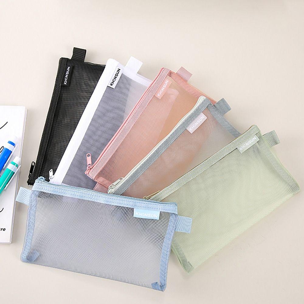 

Transparent Pencil Case Large Capacity Pen Box Simple Pen Bag Student Gift
