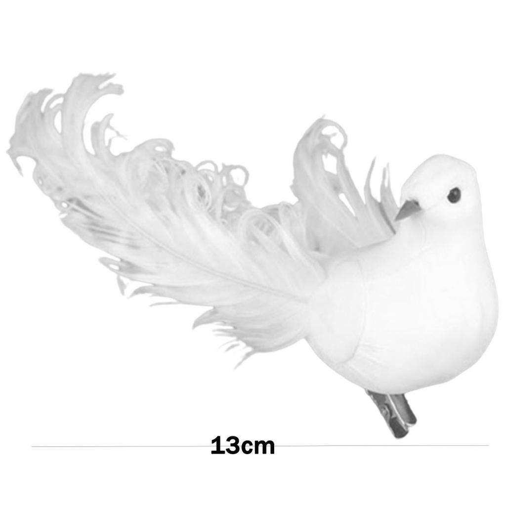 4PCS Artificial Bird Christenings Cute For Wedding