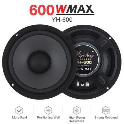 Yh-600 6Inch Speaker Car Stereo Audio Coaxial Speaker Audio 600W Car Audio Accessories Full Frequency