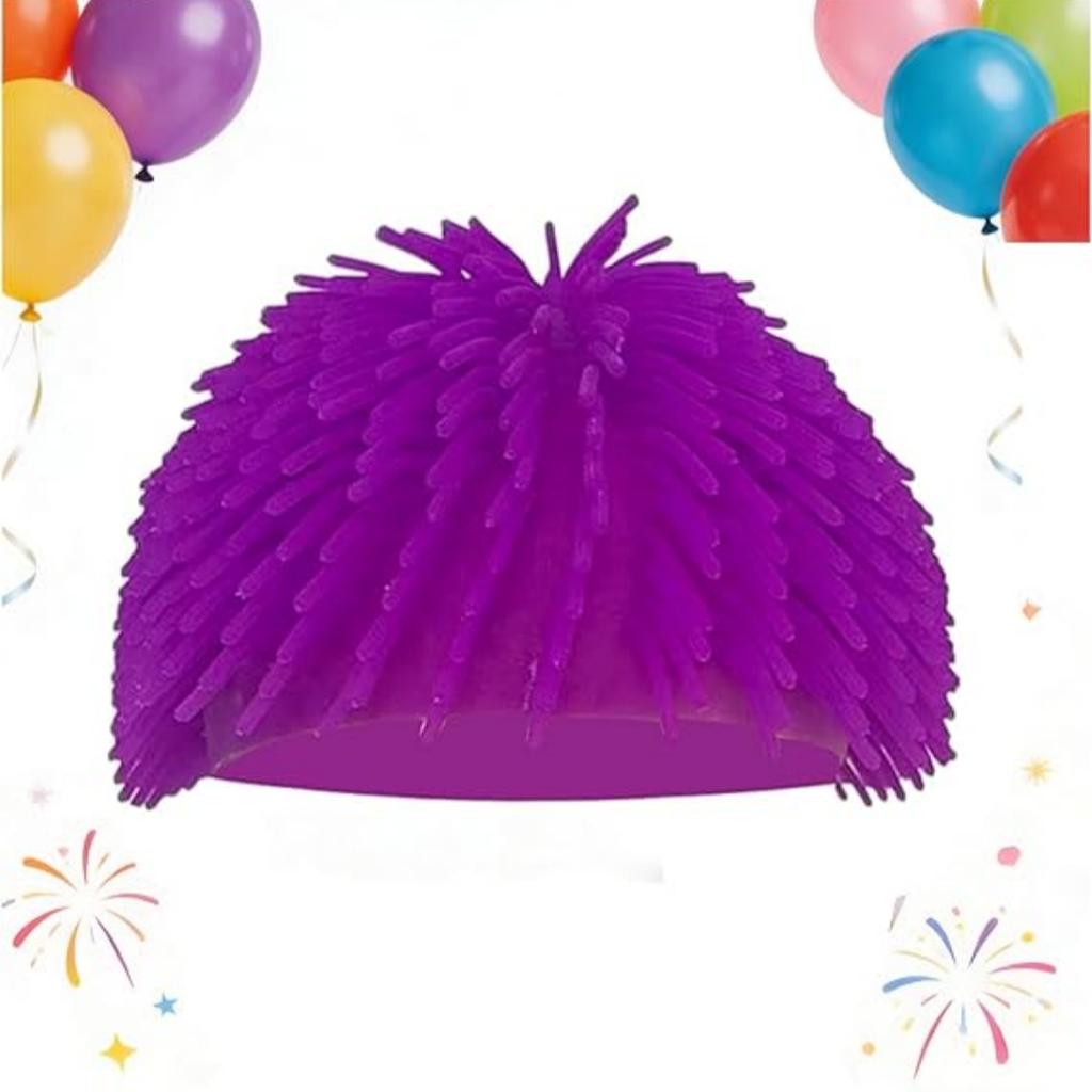 Spiky Ball Prank Headgear Elastic Elastic Prank Headwear Spiky Ball Headwear Comfortable Quirky Spiky Ball Hat For Theme Parties