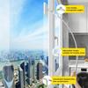 Household High-rise Window Glass Cleaning Brush Doublesided Glass Wiping Tools Suitable for Cleaning High-rise Window Cleaning