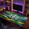 Brazil Football Crest Mouse Pad, Extended Non Slip Rubber Desk Mat for Gaming Office Laptop Fan Gift