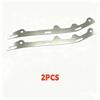 2Pcs Heavy Duty Stainless Steel Front Bumper Seam Adjustment Brackets for Car Exterior Tuning Modification