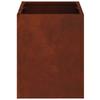 Garden Planter Weatherproof Steel 32 X 32 X 40 Cm