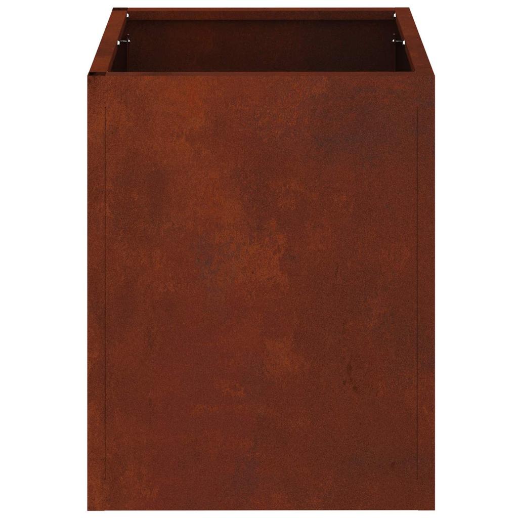 Garden Planter Weatherproof Steel 32 X 32 X 40 Cm