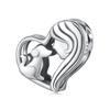 WOSTU 925 Sterling Silver Hollow Cat Dog Charms Bead Cute Pet Paw Dachshund Pendant Fit Original Bracelet Neckalce DIY Girl Gift