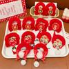 Red Red Bow Hair Ring Chinese Style Headwear Princess Horsetail Holder  Hanfu Headwear