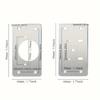 2/4/10 Stück Scharnier Reparaturblech Kit für Küchenschränke und Möbel mit Löchern