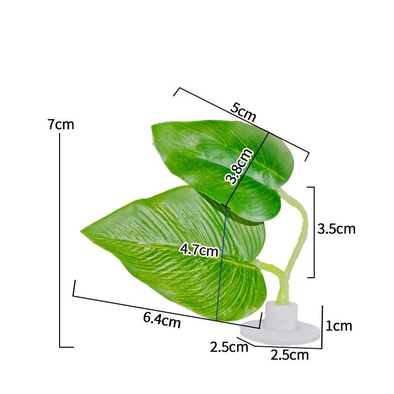 Simulierte Blätter Künstliches Fischruheblatt Falsche Aquarienpflanze Aquarium Landschaftsgestaltung Blatt Kampffisch Laichblätter Hängematte