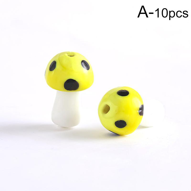 

10 шт. брелки, ожерелье, изготовление ювелирных изделий, поиск маленьких грибов для серег, браслетов