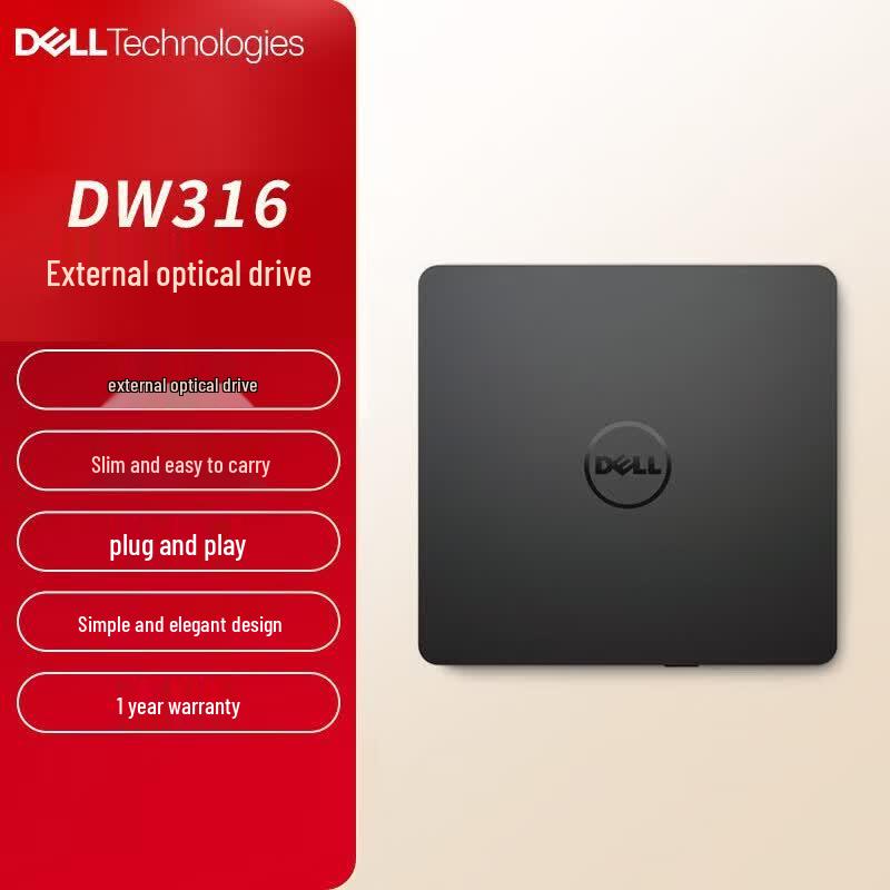 Dell DW316 External USB DVD/CD Writer
