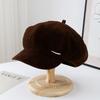 Winter Beret for Women | Thickened Octagonal Newsboy Cap Cold-Proof Painter Style Hat Fashion Accessory