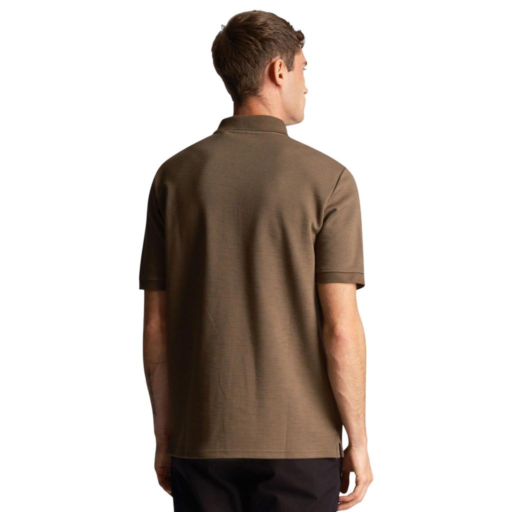 Lyle & Scott Mens Slub Chunky Polo Shirt