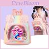 Adorable Mermaid Backpack For Kids Lightweight Breathable School Bag Ages 2-5