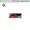 T28Volkswagen Series Aluminum Badge Car Body Stickers Decals Accessories For VW GTI Polo Golf Passat Tiguan T-ROC Arteon Jetta MK6