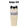 890ml High Quality Double Wall Cups 890ML Stainless Steel Portable Coffee Mug For Car With Lids Tumbler With Handle And Straw