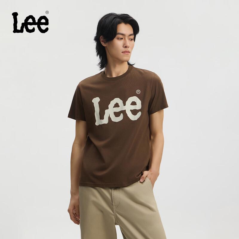 Lee Men s Lightweight Round Neck Logo T-Shirt XXL