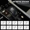 2/5/10 szt. Metalowa Naklejka z Emblematem Samochodowym 3D Dekoracja Odznaka Naklejka Wnętrze Dla e46 e39 e90 e60 e30 f10 f11 f20 f30 g20 g30 x1 x3 x5 z4