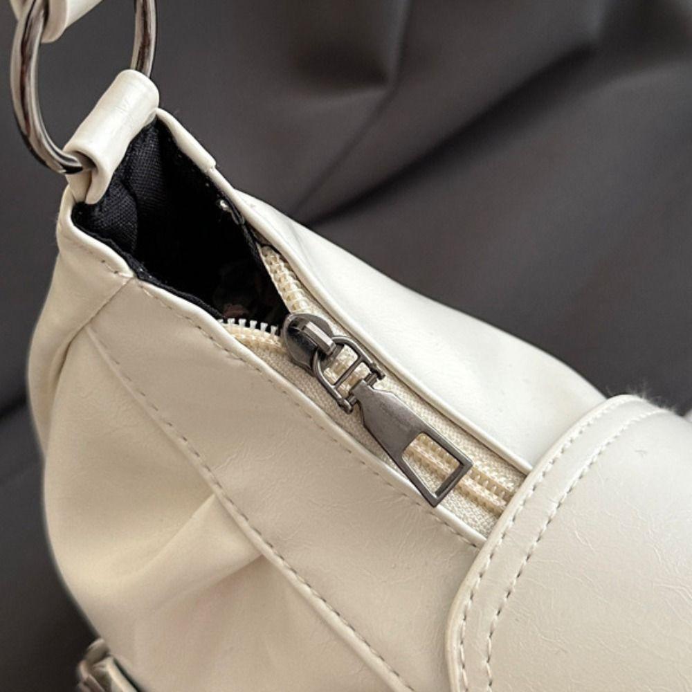 Y2K Retro Rivet Shoulder Bag Pu Leather Motorcycle Bag Punk Crossbody Bags  Girls