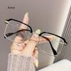 Square Anti-blue Light Myopia Glasses Women Men Vintage Transparent Computer Optical Eyewear Oversize Frame Eyeglasses