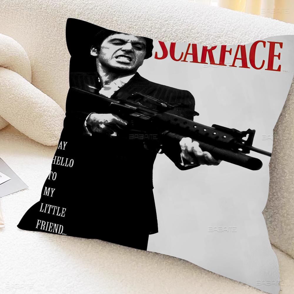 Movie S-scarface Personalized Pillow Cover Kids Bedroom Wild Party Decor Pillowcase Kid Birthday Shower Gift