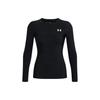 HeatGear® OG Logo Printed Round Neck Fitted Long Sleeve Workout Top Women Tops Black 1387697-001