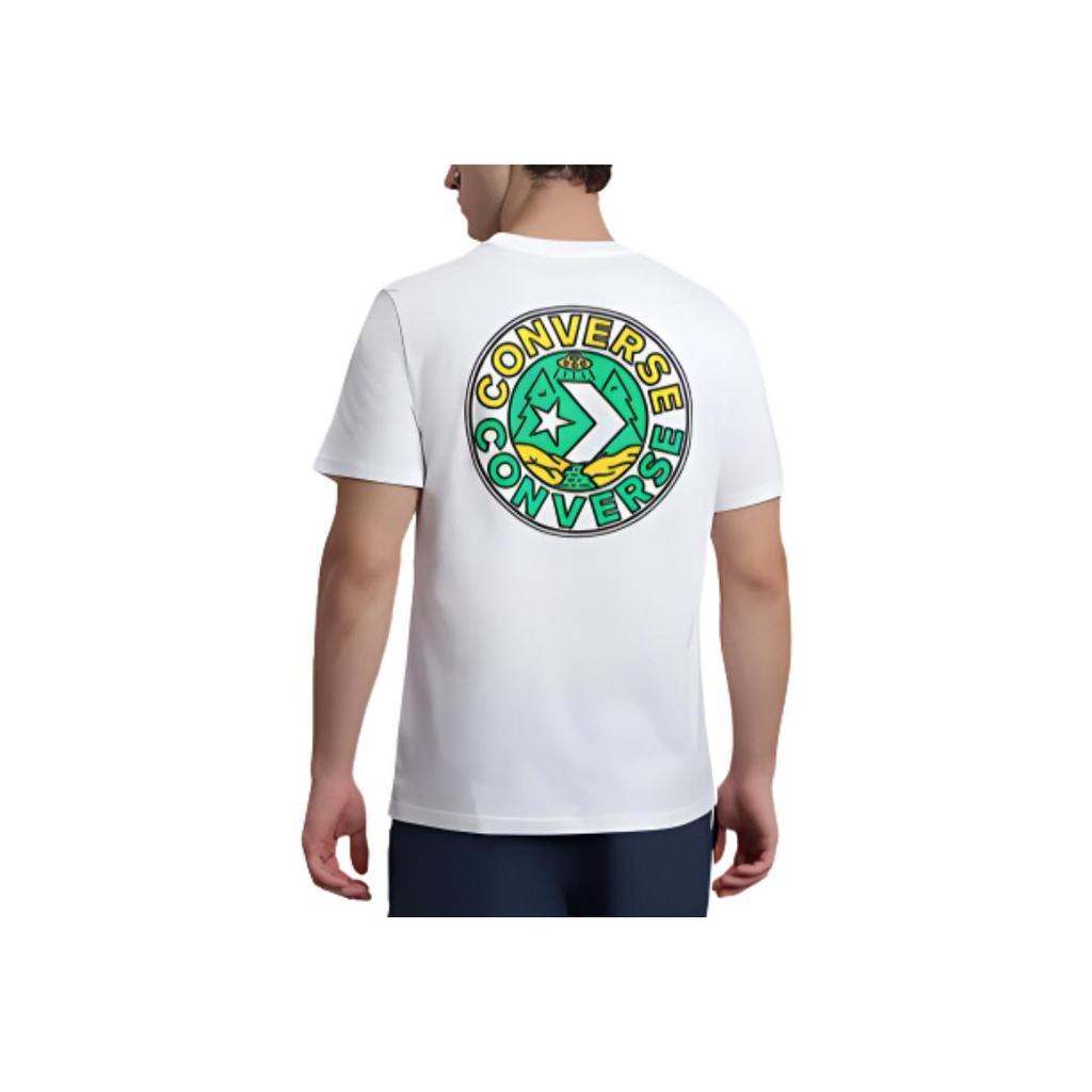 New Converse Regular T-Shirt Men's White 10026673-A02