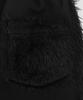 Lekim Fur Flare Sweatpants (Black)