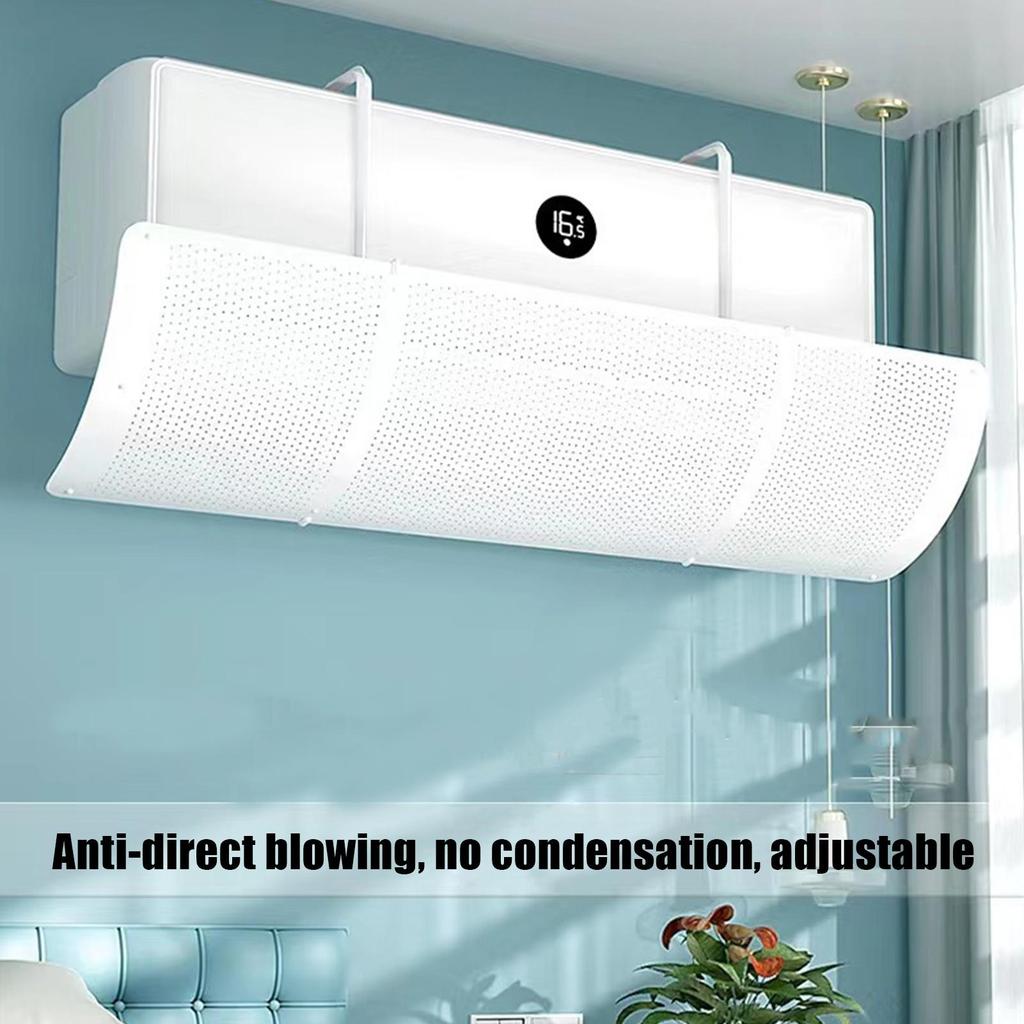 Air Conditioner Deflector Portable Air Conditioner Wind Deflector 180-Degree Rotatable Shield Blocker Replacement For