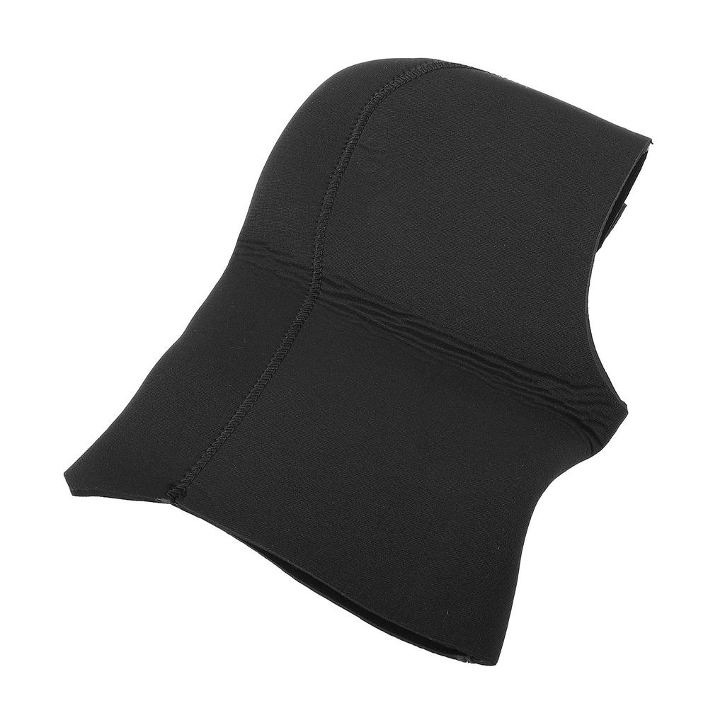 Wetsuit Hood Head Ear Protection UV Proof Breathable Diving Hat for Surfing Snorkeling Black 5mm S M
