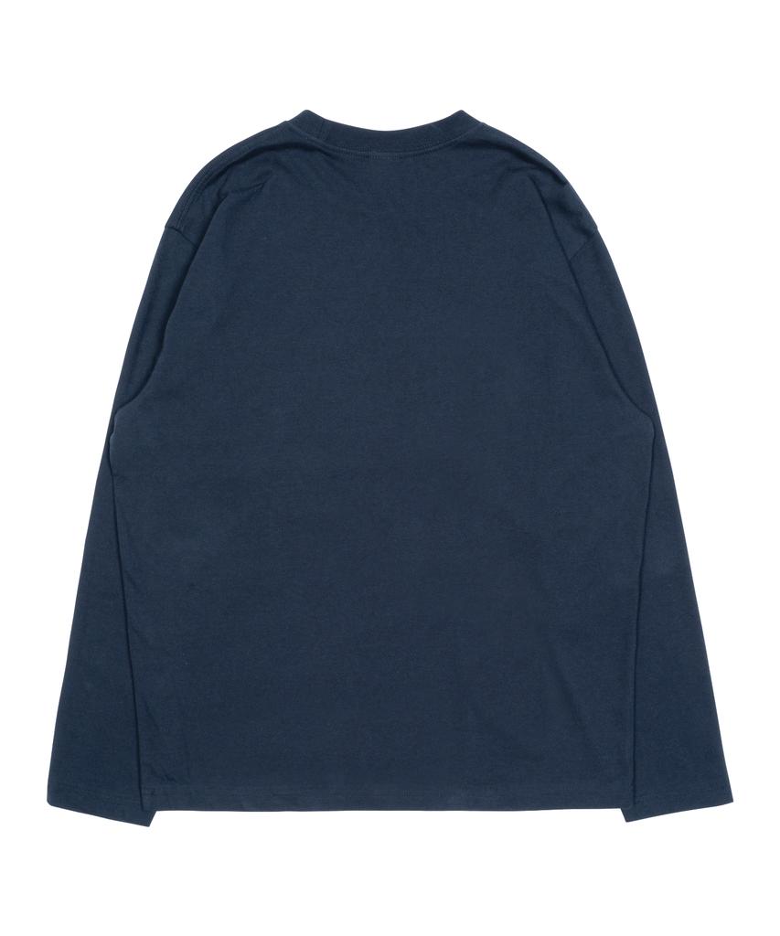 THE COLDEST MOMENT Tcm Vintage Logo Long Sleeve (Navy)