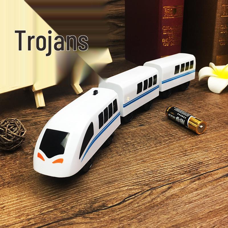 100-Piece Wooden Electric Track Set for Kids 3-5 Years: Educational Toy