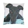 Greyhound Cushion Cover Whippet Sihthound Dog Soft Velvet Luxury Pillow Cases for Sofa Home Decor Office Outdoor Cushion