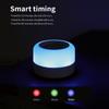 Portable White Sound Machine Baby Sooth Night Light with 12 Soothing Sounds 7 Lighting Colors Tim for Baby Students Adults Sleep Work M