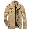 Men's Retro Casual Bomber Jacket Spring Autumn Male Army Military Tactical Coats Baseball Slim Outwear Windbreaker Cargo Jackets