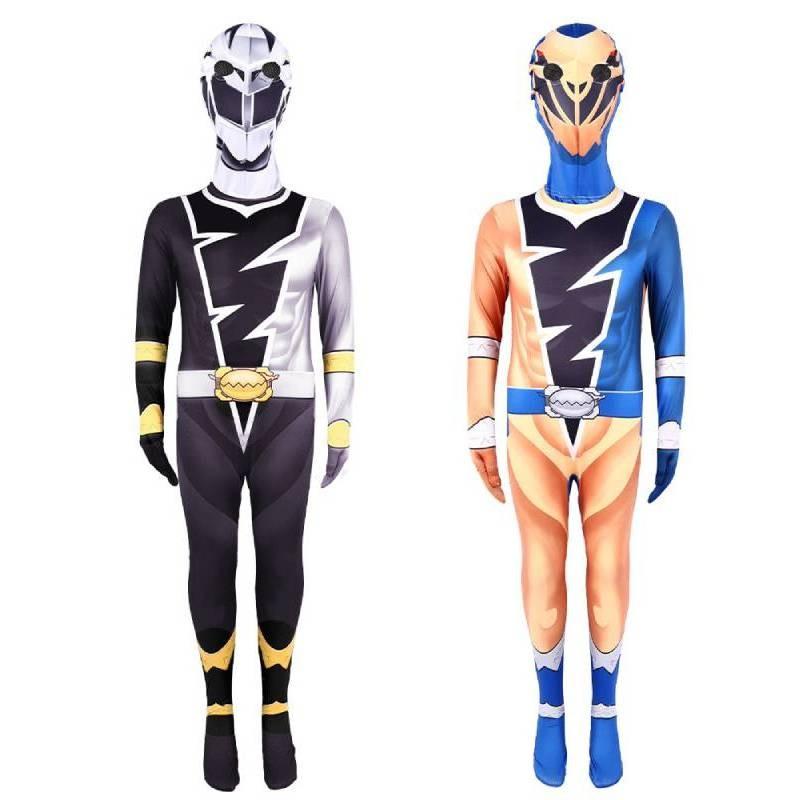 Mighty Morphin Power Rangers Costume Cosplay Dress Party Jumpsuit Superhero