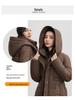 Maillard Women's Mid-Length Hooded Down Coat - Thick, Cold-Proof Winter Outerwear