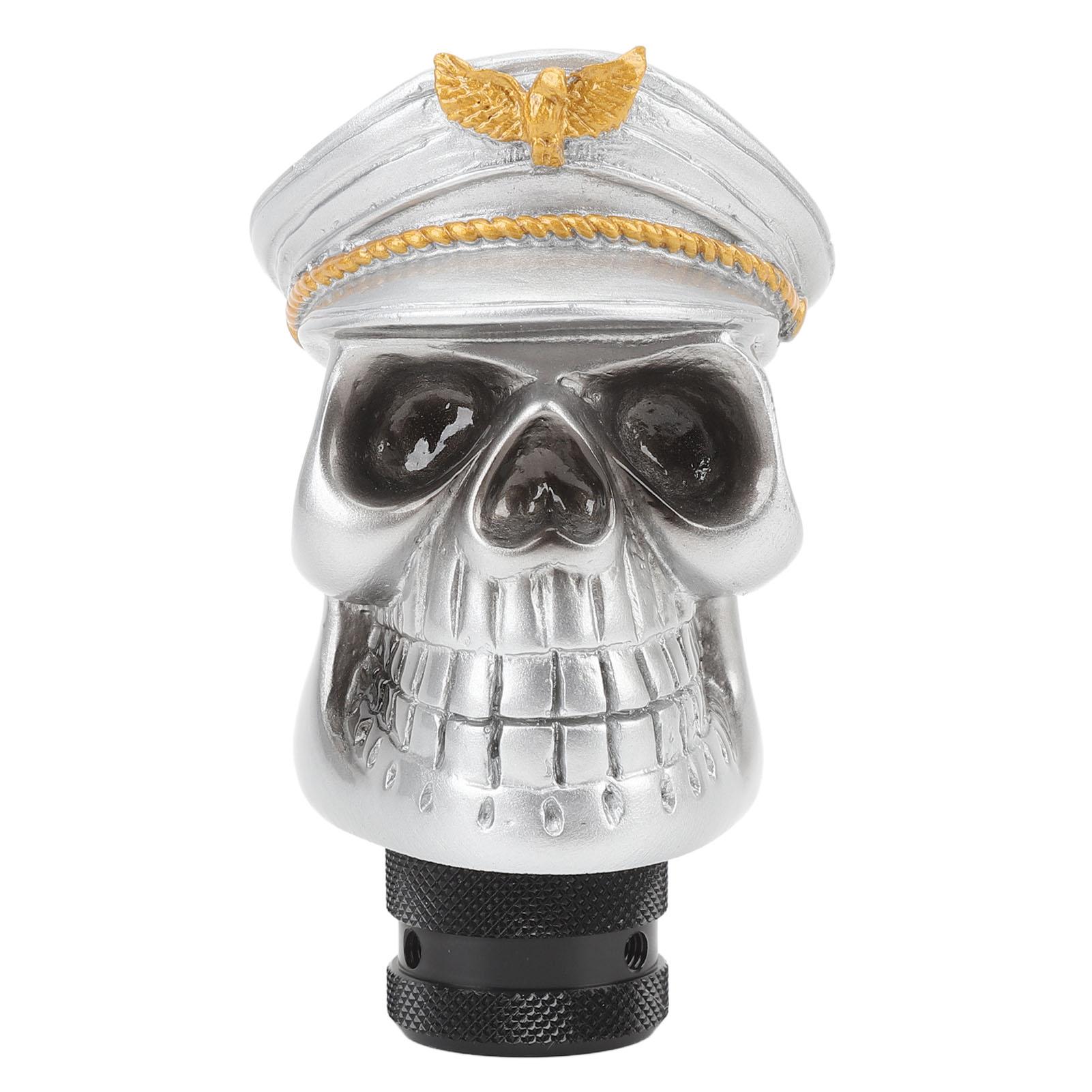 

Ручка переключения передач в виде черепа с 3 адаптерами смола устойчивый захват улучшает опыт вождения универсальная