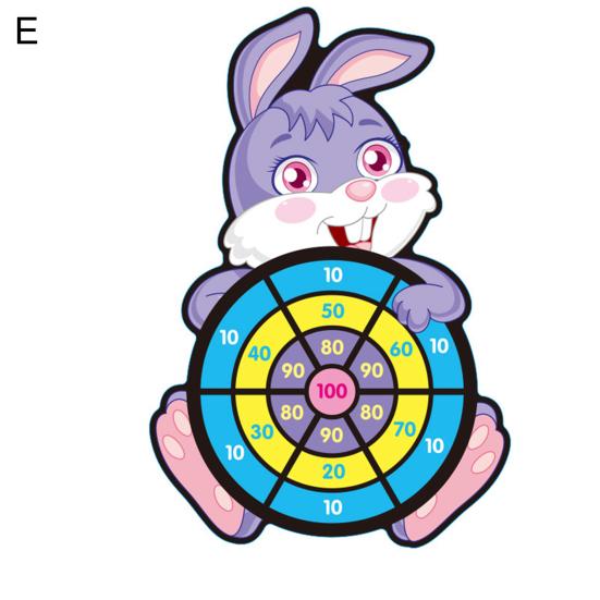 Sticky Cartoon Target Animal Board Balls Herní hračka pro děti a rodiče