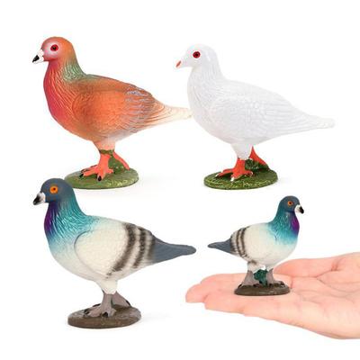 Yousheng High Simulation Printed Pigeon Figurine Love Peace Pigeon Model Animal Statue Photography Props